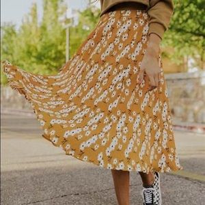 ROOLEE | Quintessence Floral Midi Skirt